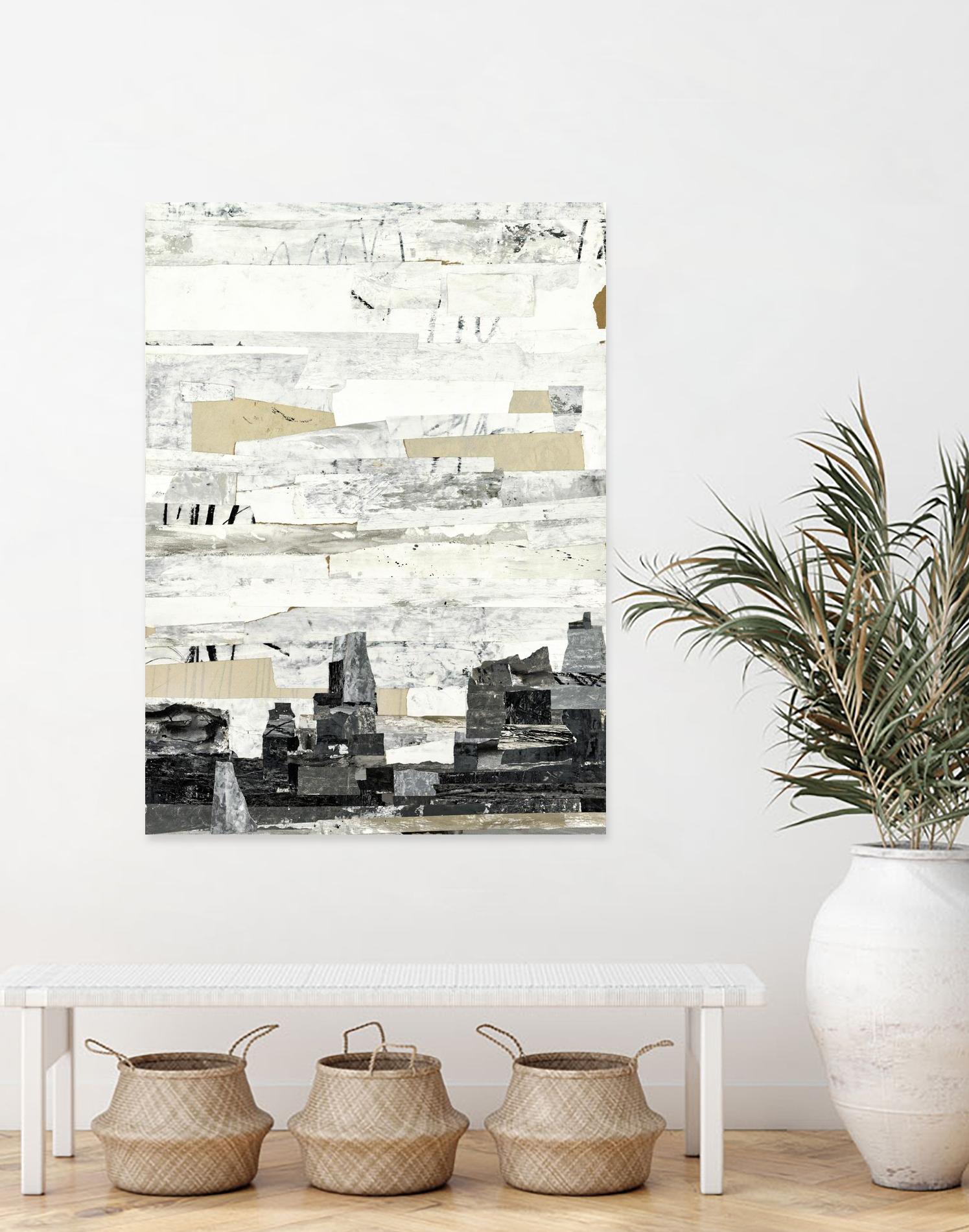 Linear Progression 4 by Kyle Goderwis on GIANT ART - grey abstract