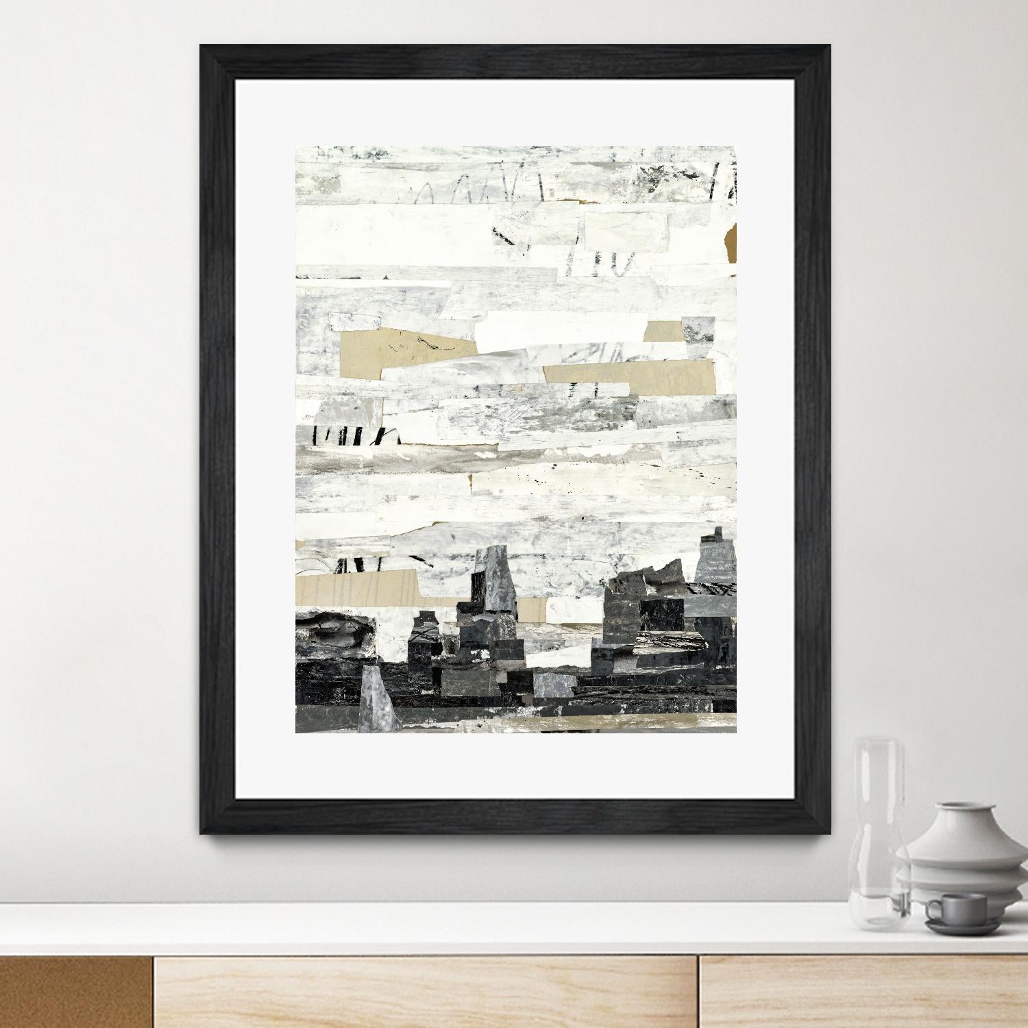 Linear Progression 4 by Kyle Goderwis on GIANT ART - grey abstract