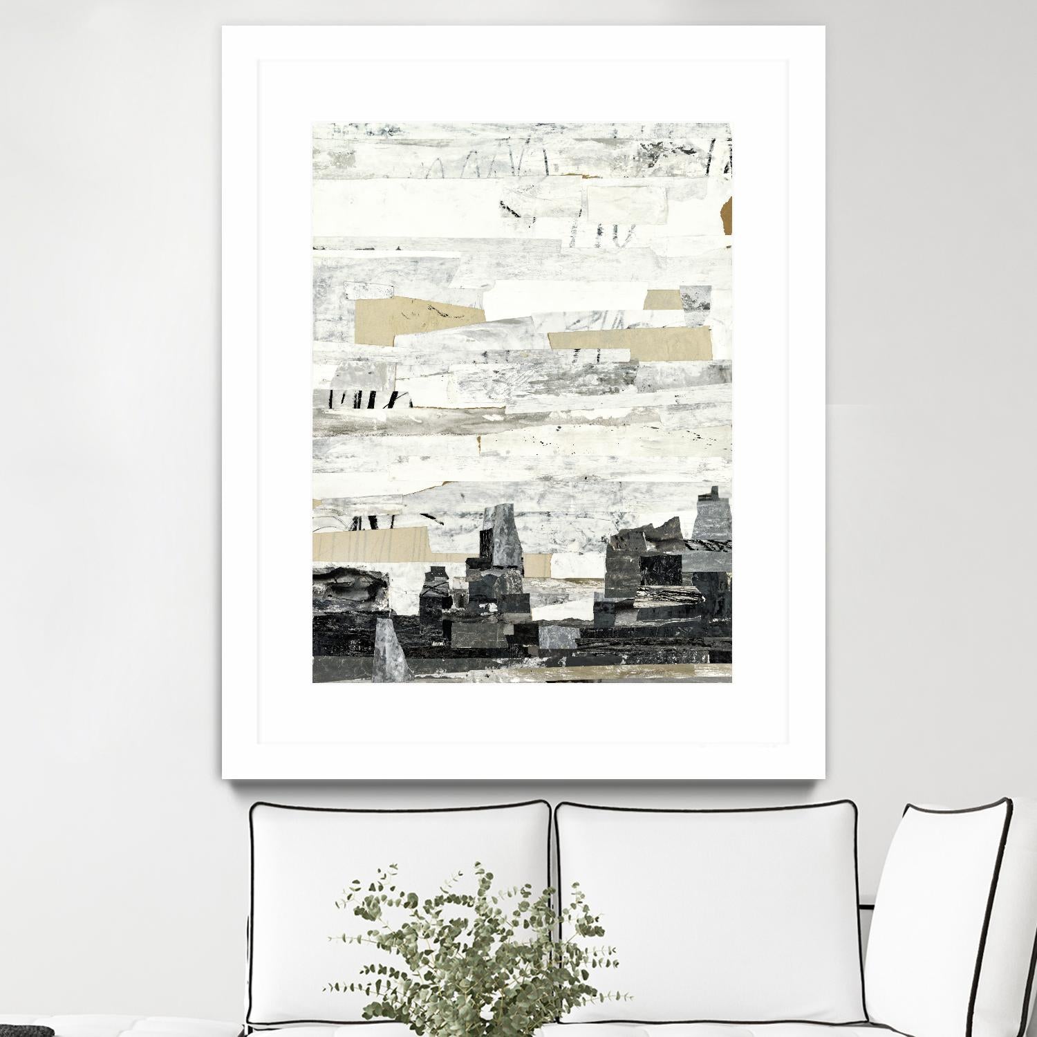 Linear Progression 4 by Kyle Goderwis on GIANT ART - grey abstract