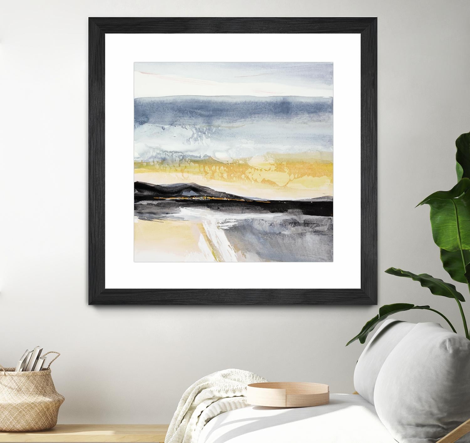 Distant City 1 by Chris Paschke on GIANT ART - white abstract