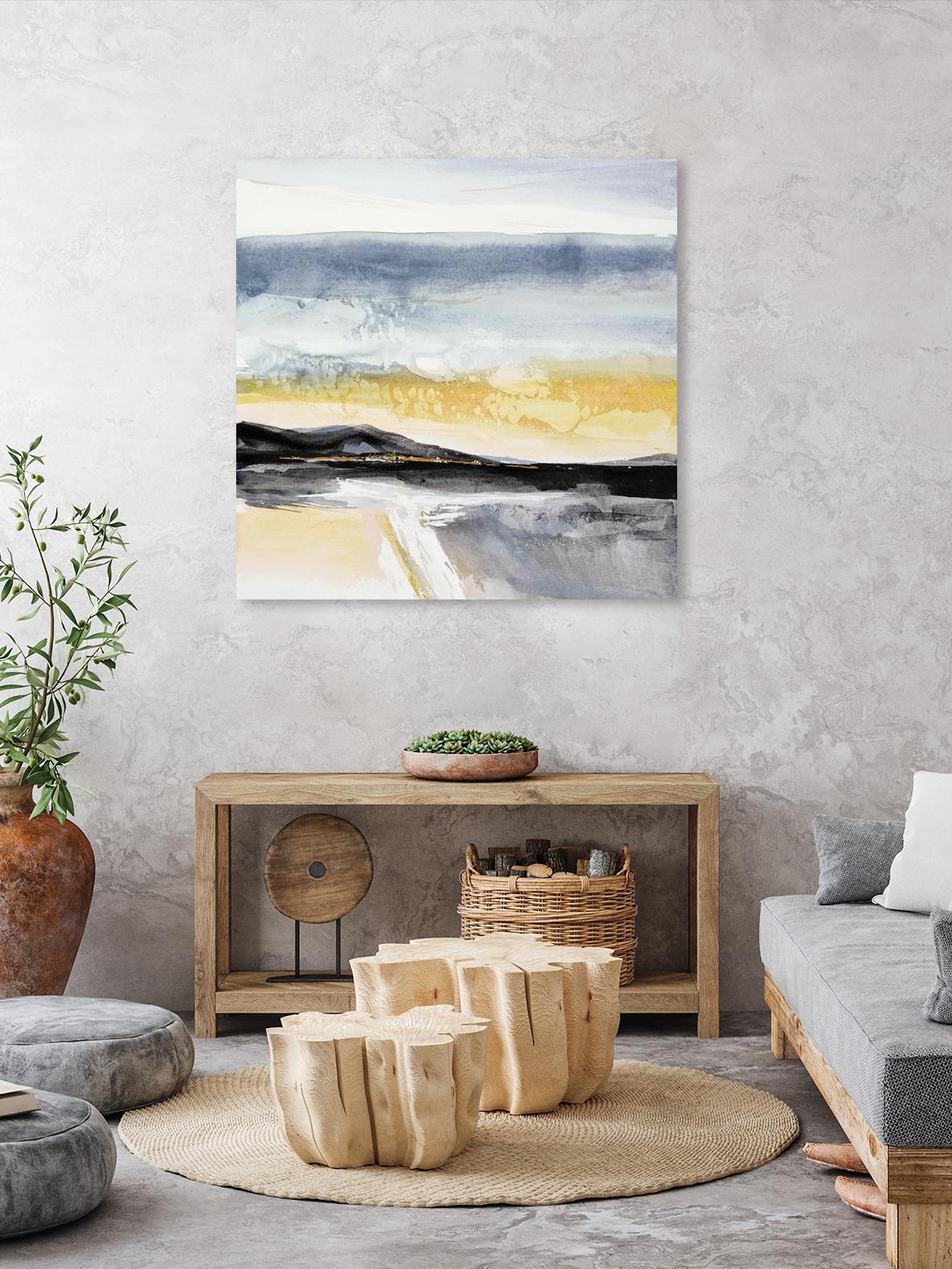 Distant City 1 by Chris Paschke on GIANT ART - white abstract