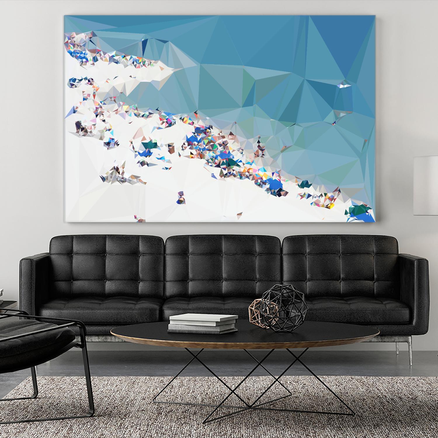 Fractal Beach 1 by THE Studio on GIANT ART - beige contemporary