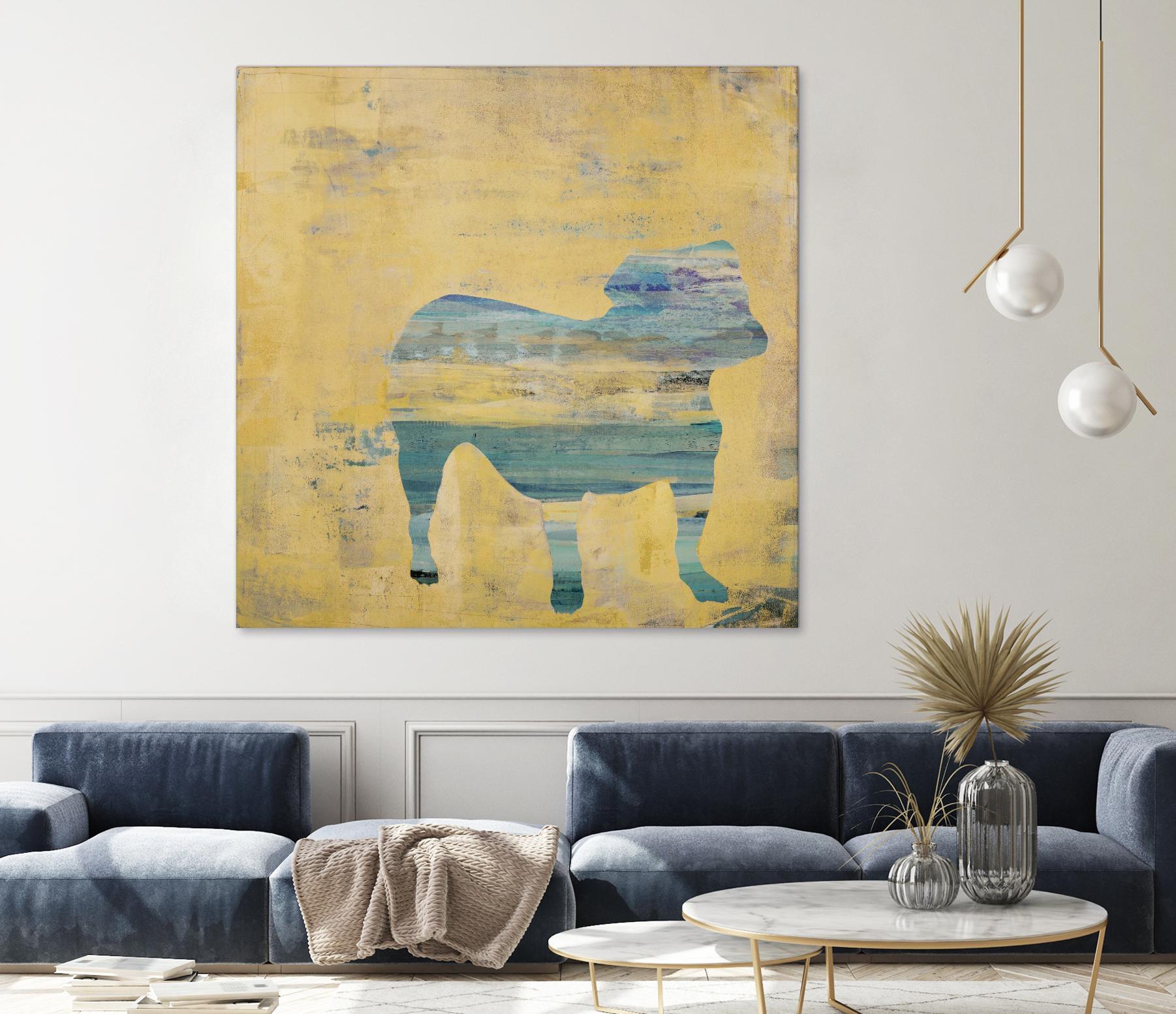 Best Friend 3 by Harris, Maeve Harris on GIANT ART - beige animals dog