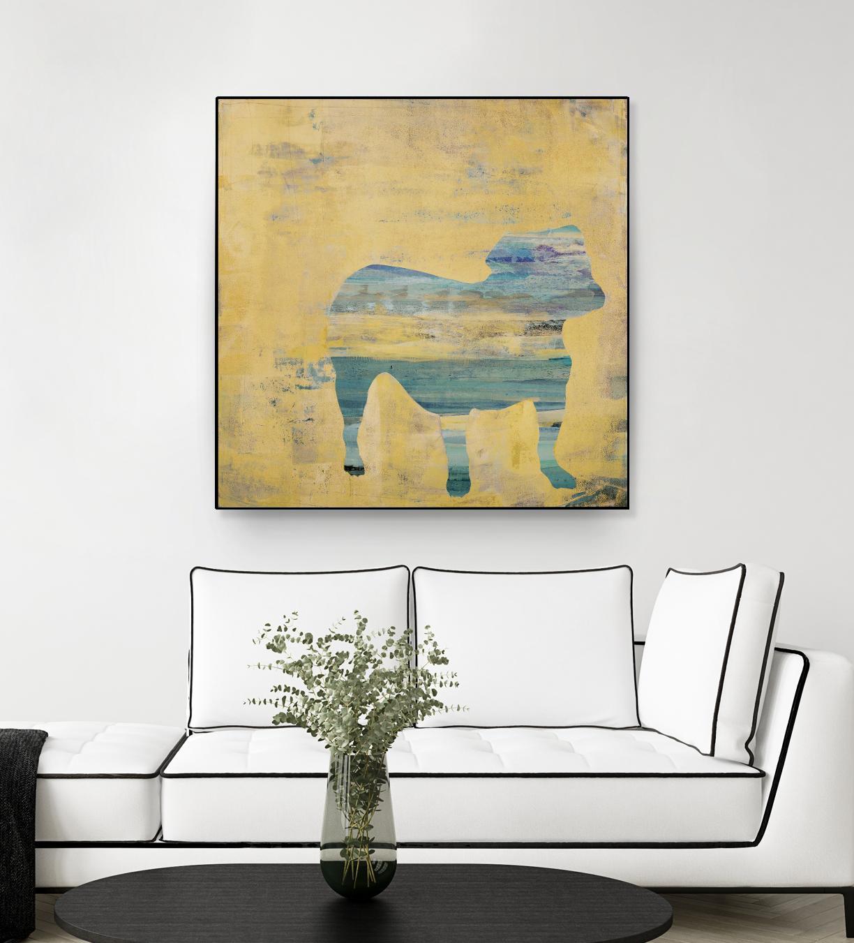 Best Friend 3 by Harris, Maeve Harris on GIANT ART - beige animals dog