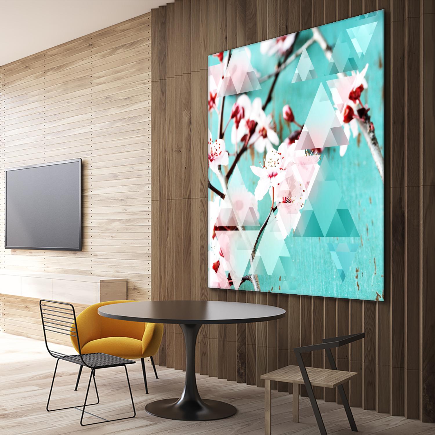 Crystalized Cherry Blossoms by THE Studio on GIANT ART - pink contemporary