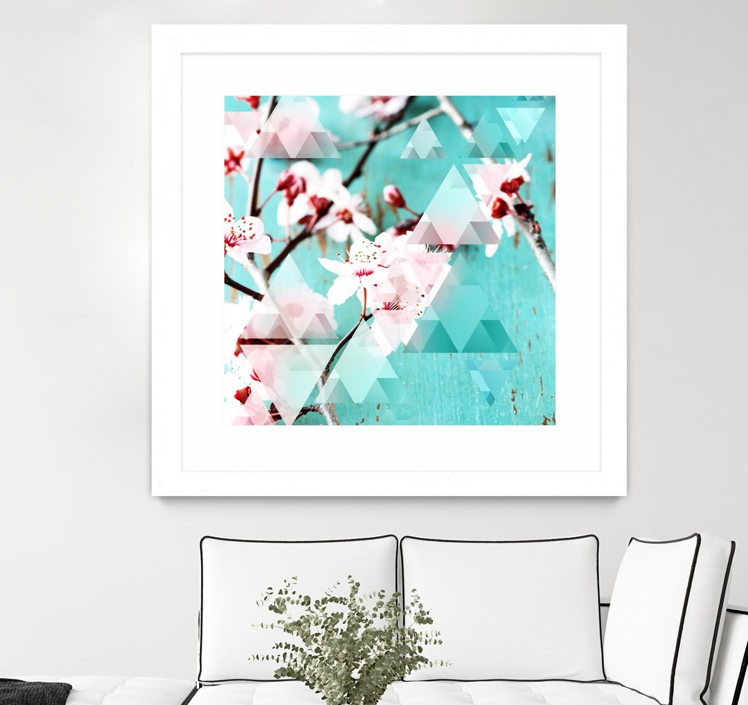 Crystalized Cherry Blossoms by THE Studio on GIANT ART - pink contemporary