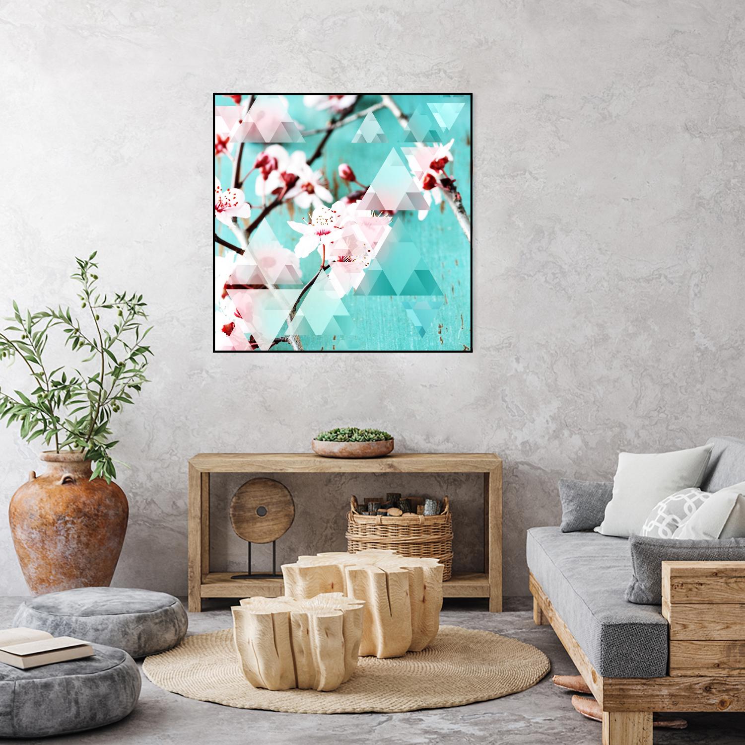 Crystalized Cherry Blossoms by THE Studio on GIANT ART - pink contemporary