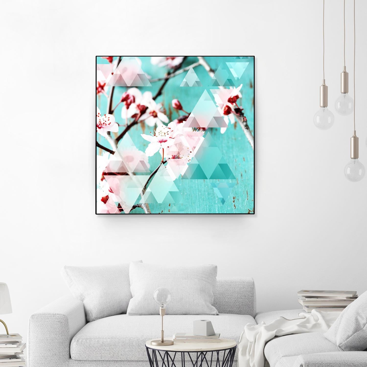 Crystalized Cherry Blossoms by THE Studio on GIANT ART - pink contemporary