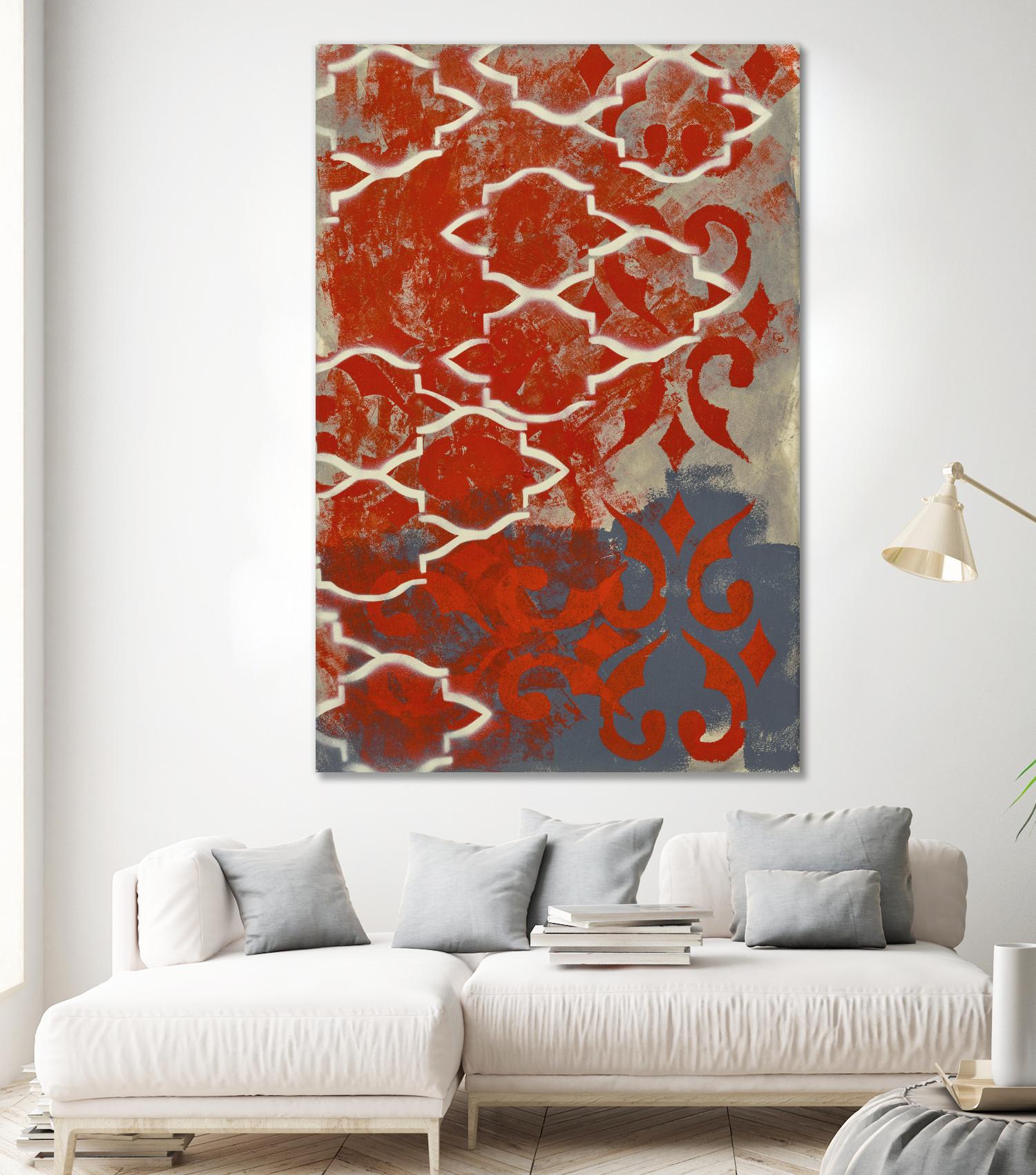 Cherry Pintura 1 by Sid Rativo on GIANT ART - orange abstract