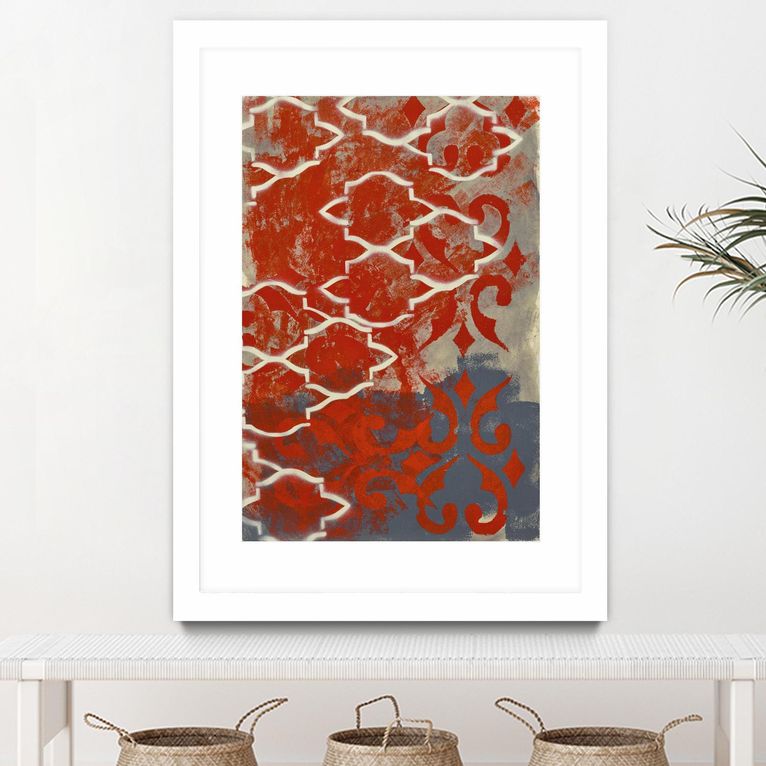 Cherry Pintura 1 by Sid Rativo on GIANT ART - orange abstract