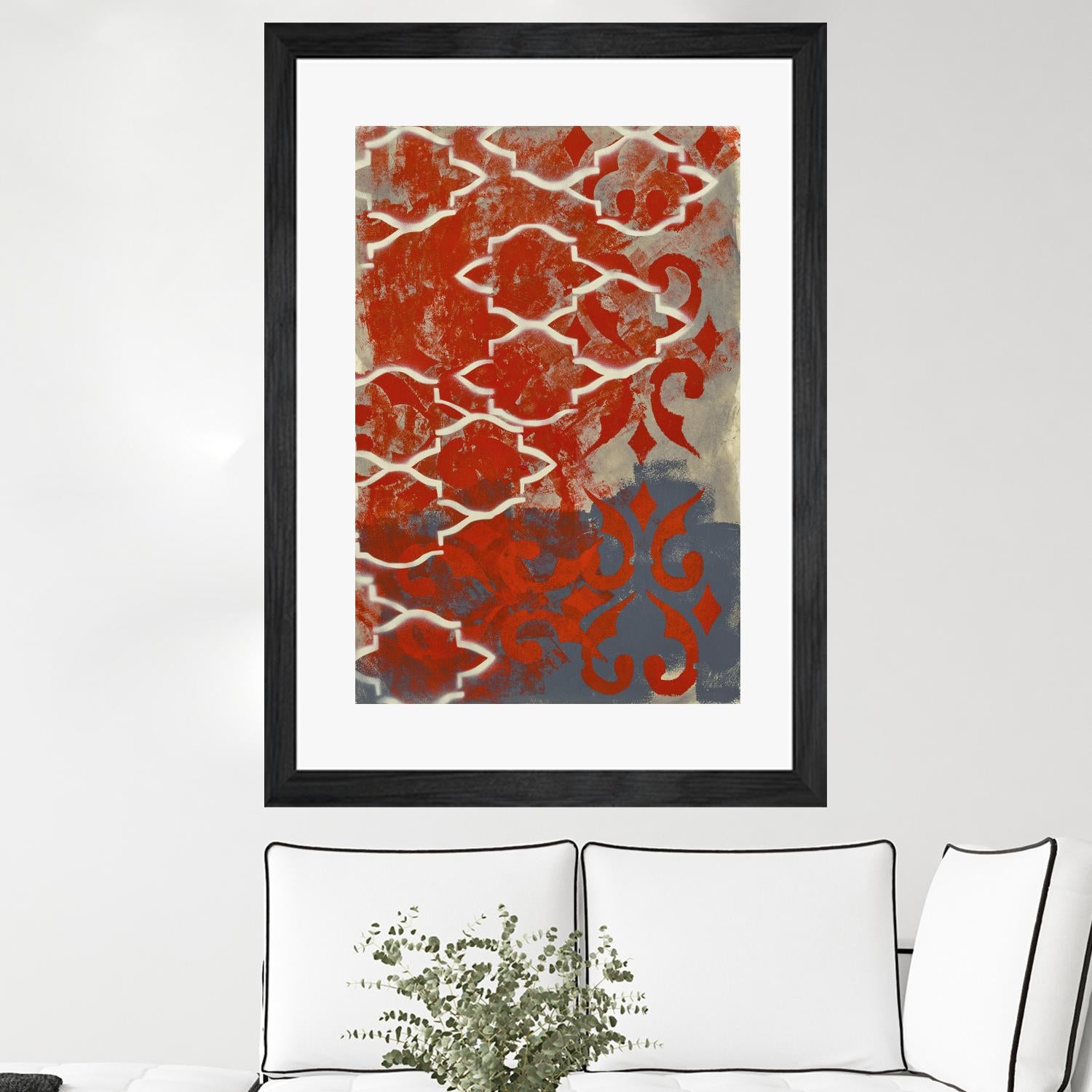 Cherry Pintura 1 by Sid Rativo on GIANT ART - orange abstract