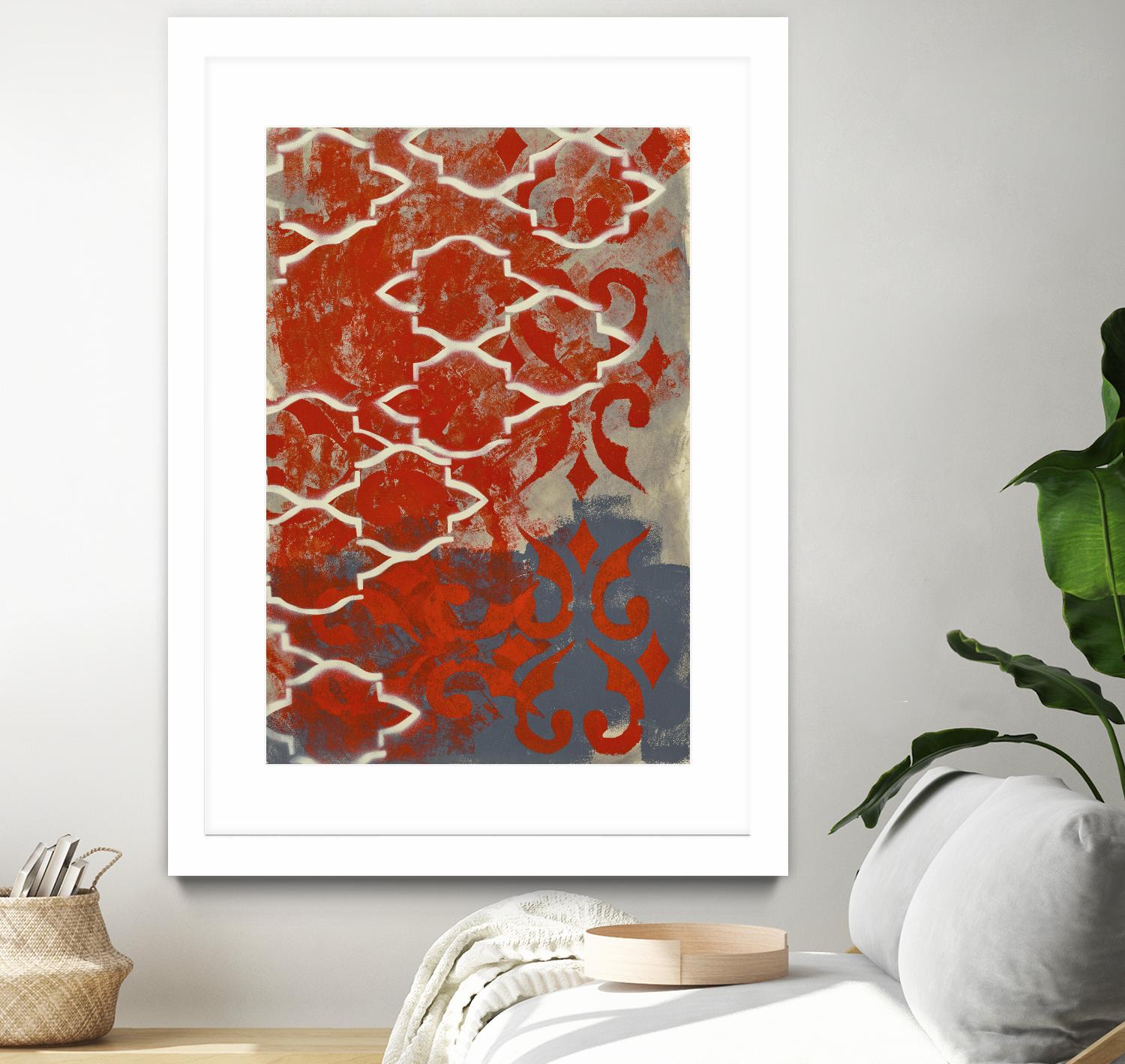 Cherry Pintura 1 by Sid Rativo on GIANT ART - orange abstract