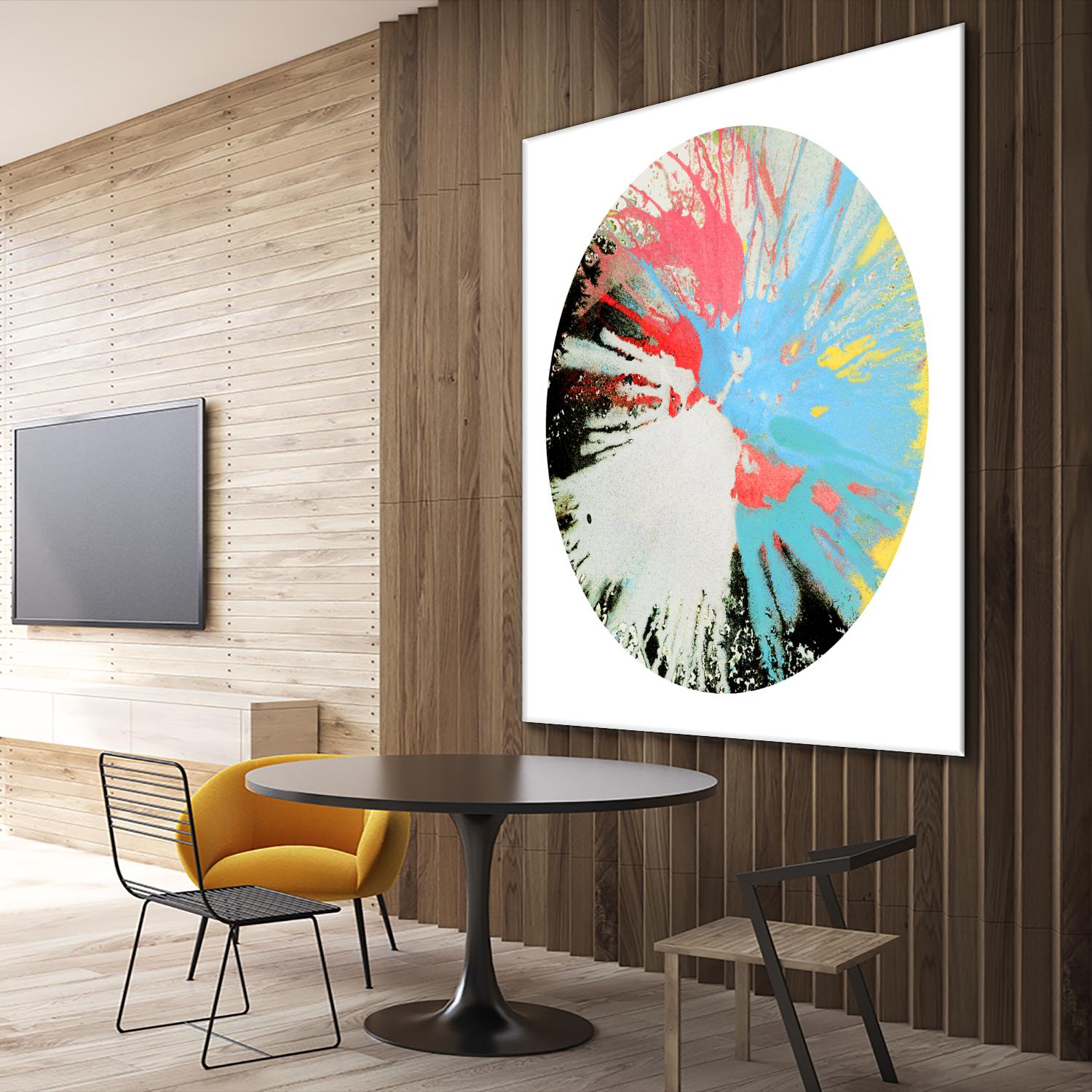 Spin Art 10 by Kyle Goderwis on GIANT ART - white abstract