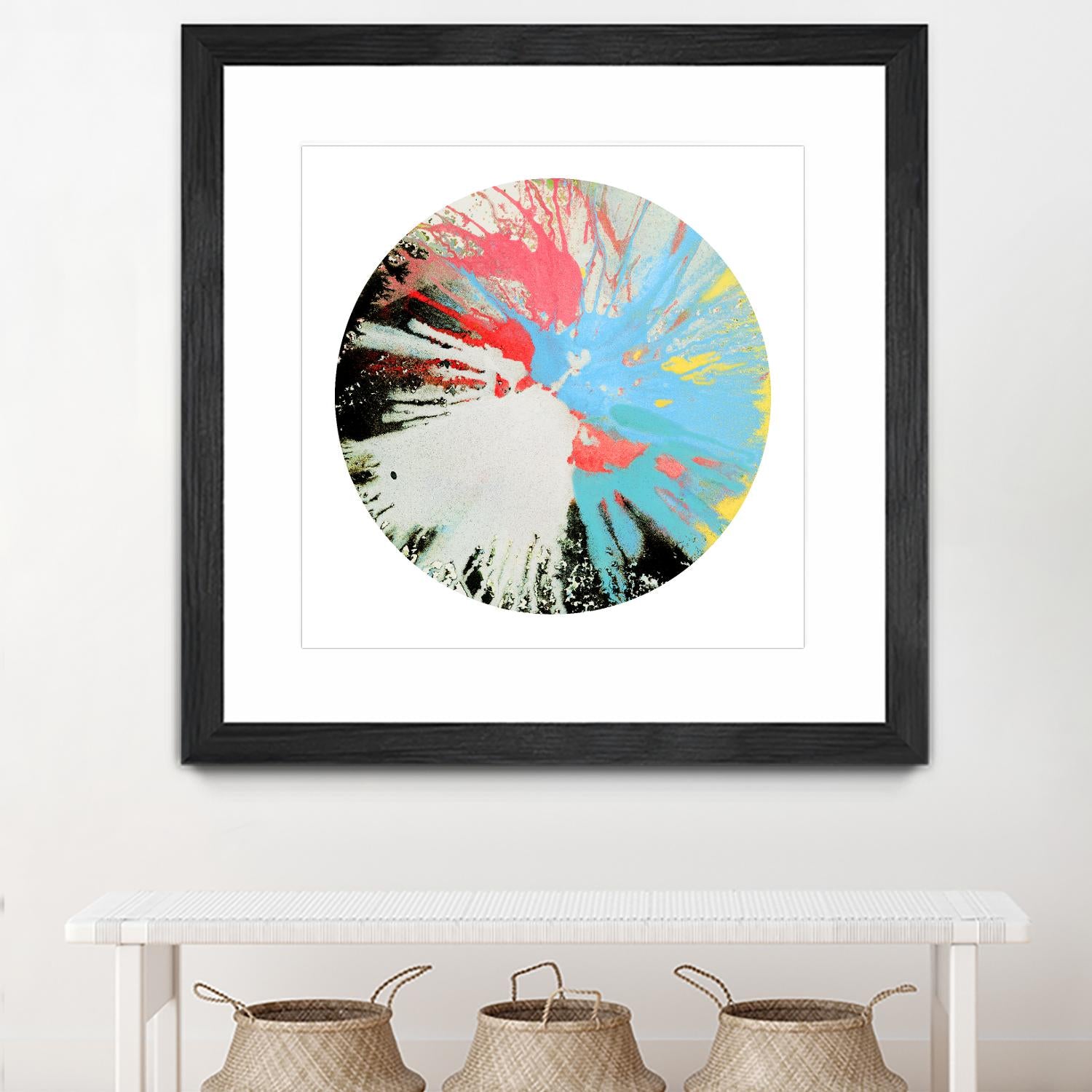 Spin Art 10 by Kyle Goderwis on GIANT ART - white abstract