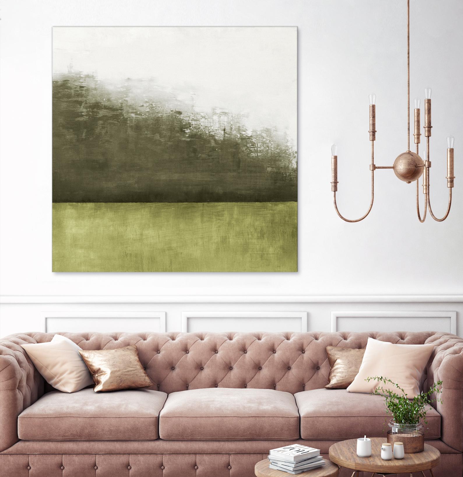 Of the Season C by Danna Harvey on GIANT ART - green landscape