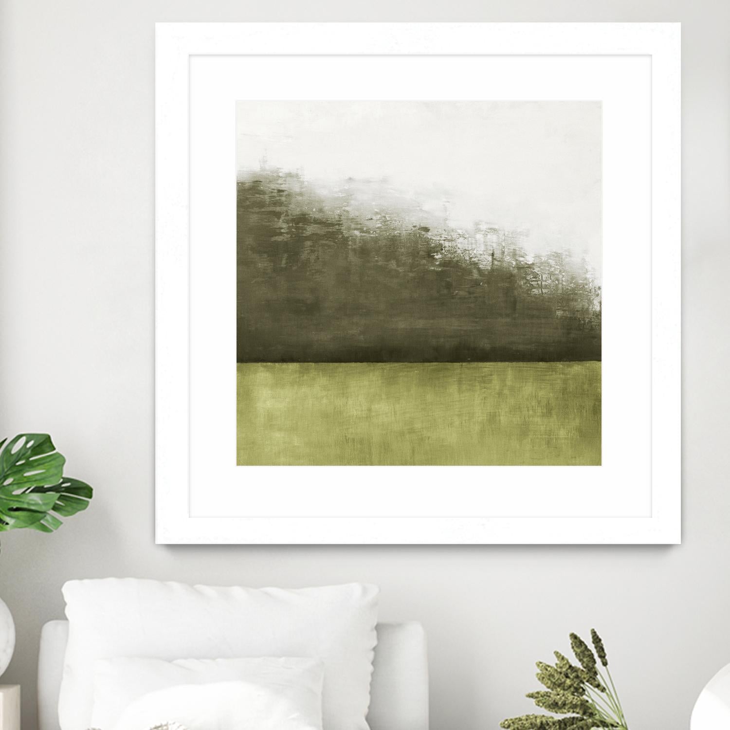 Of the Season C by Danna Harvey on GIANT ART - green landscape