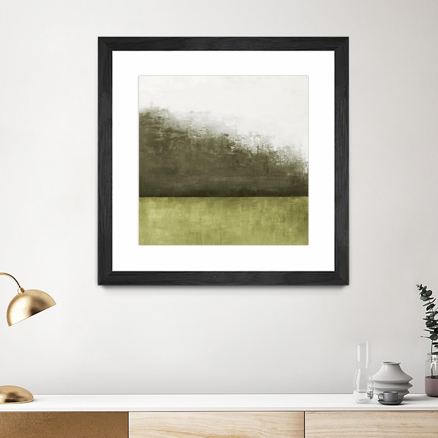 Of the Season C by Danna Harvey on GIANT ART - green landscape