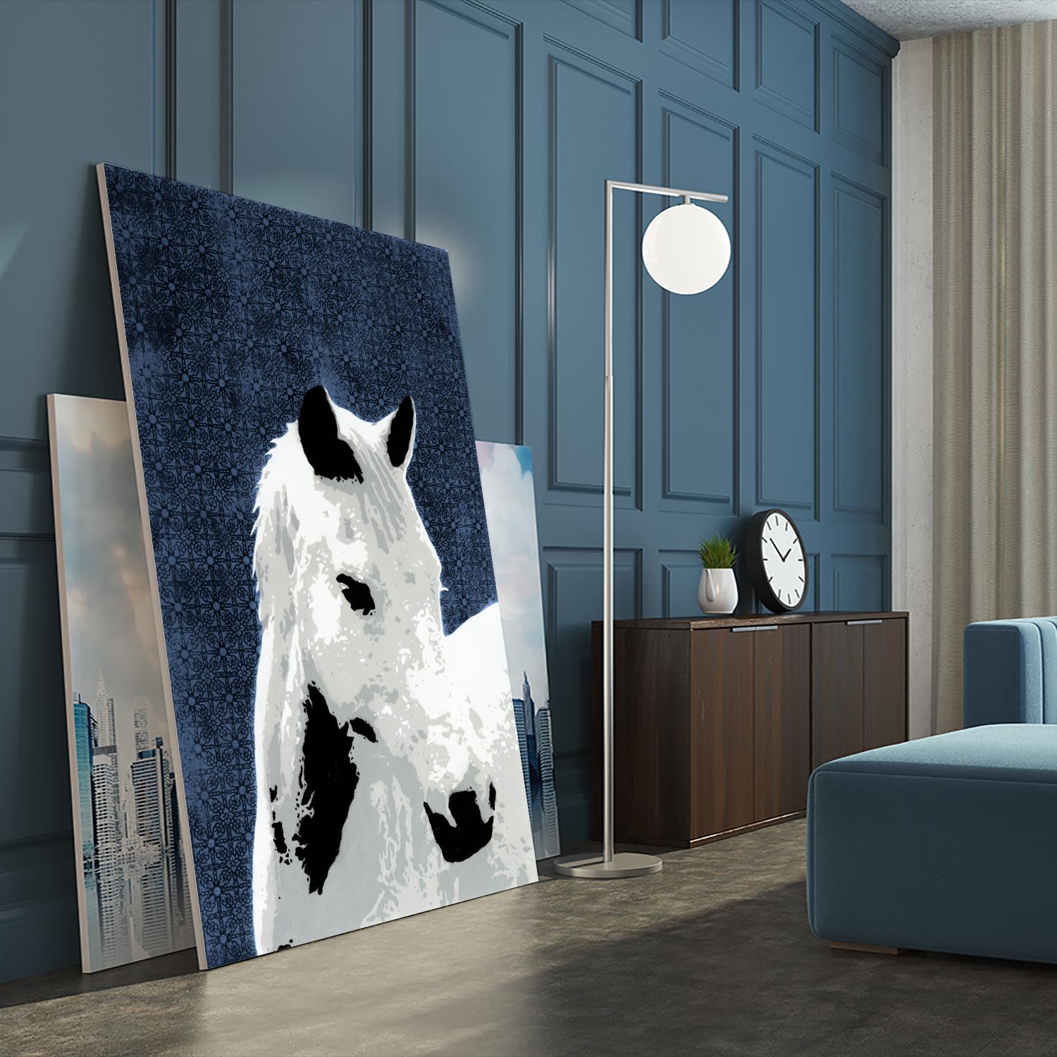 Horse by Urbansoule on GIANT ART - grey contemporary