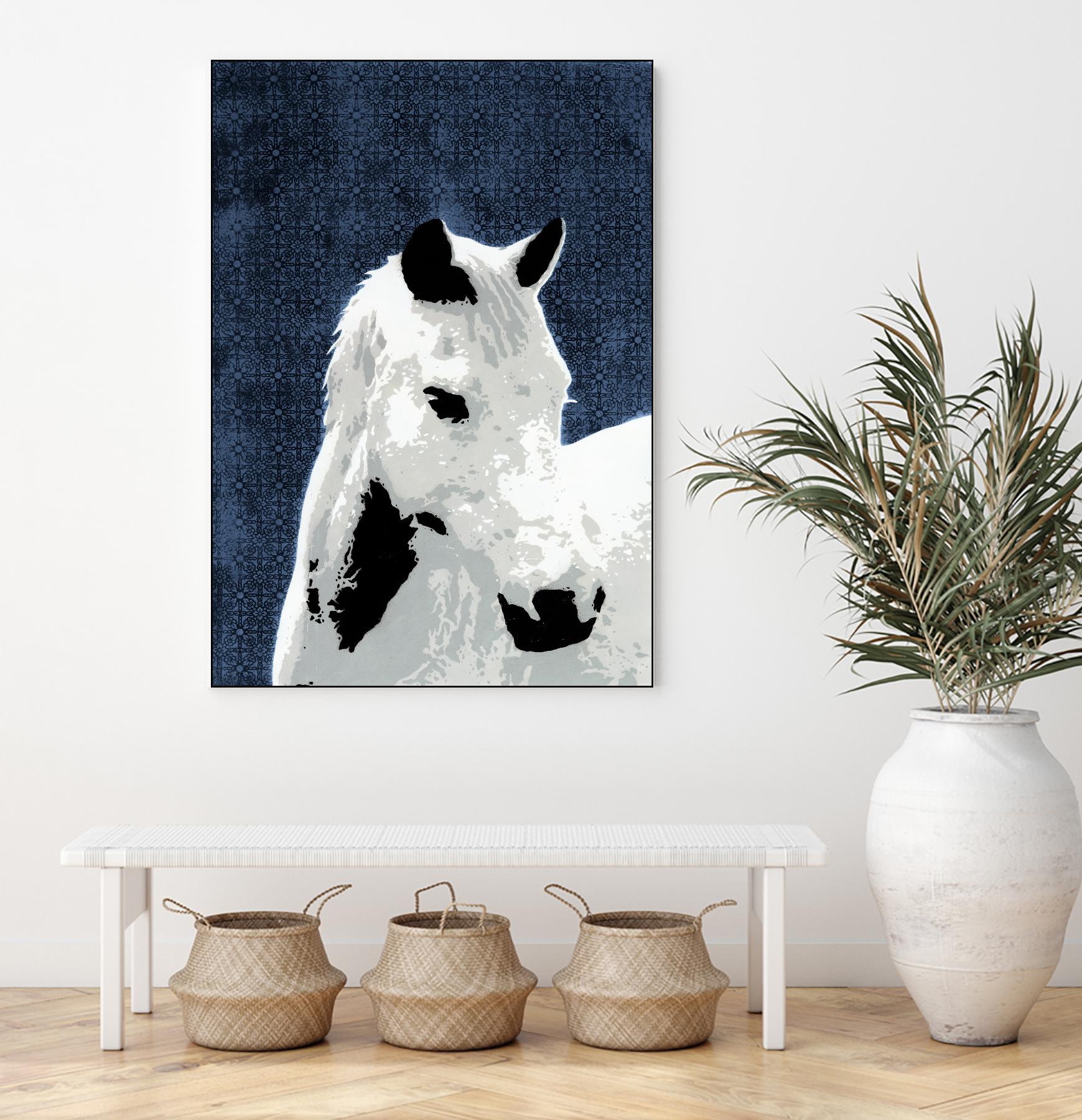 Horse by Urbansoule on GIANT ART - grey contemporary