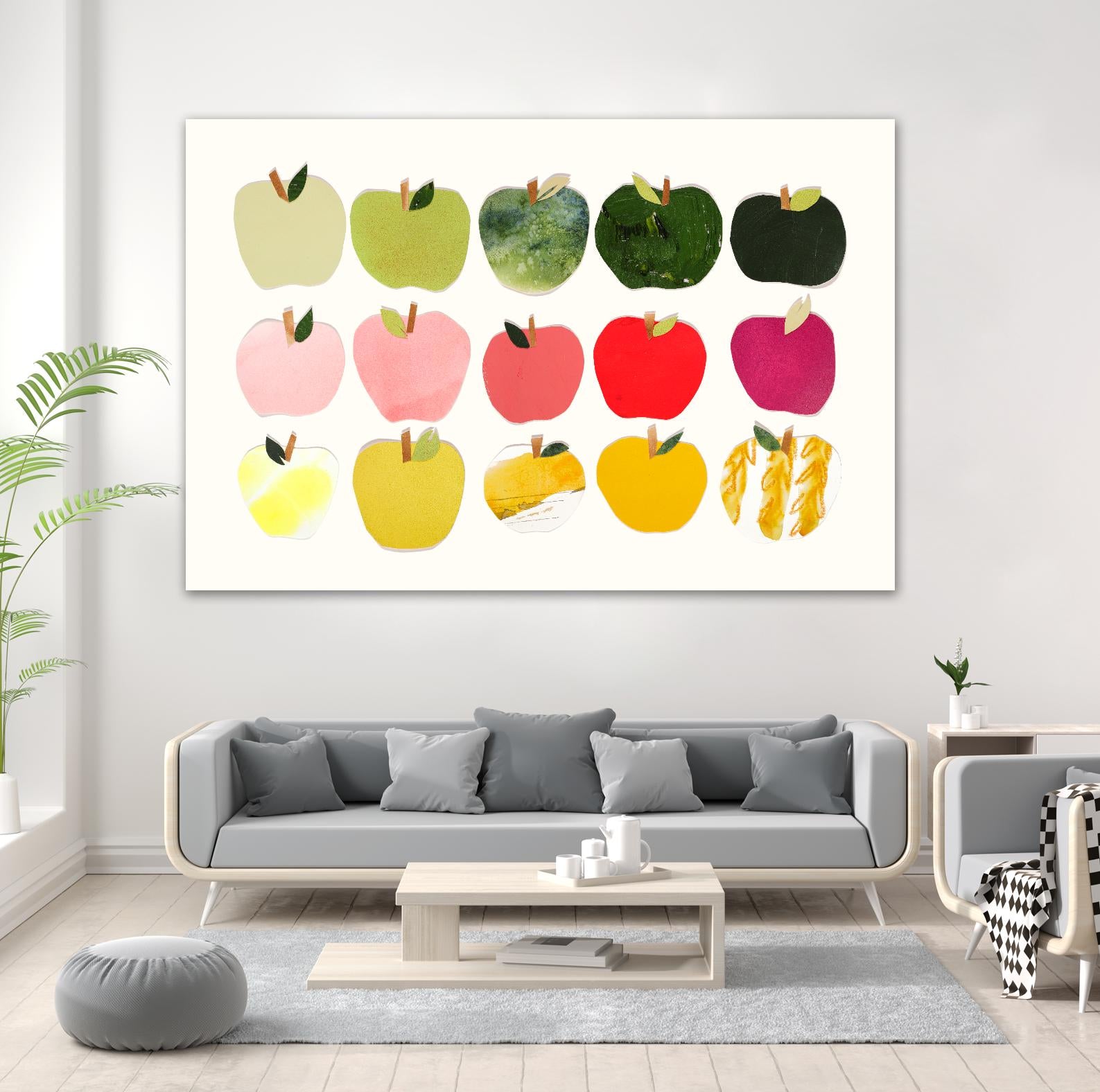 Apples to Apples by Emma Jones on GIANT ART - white still life