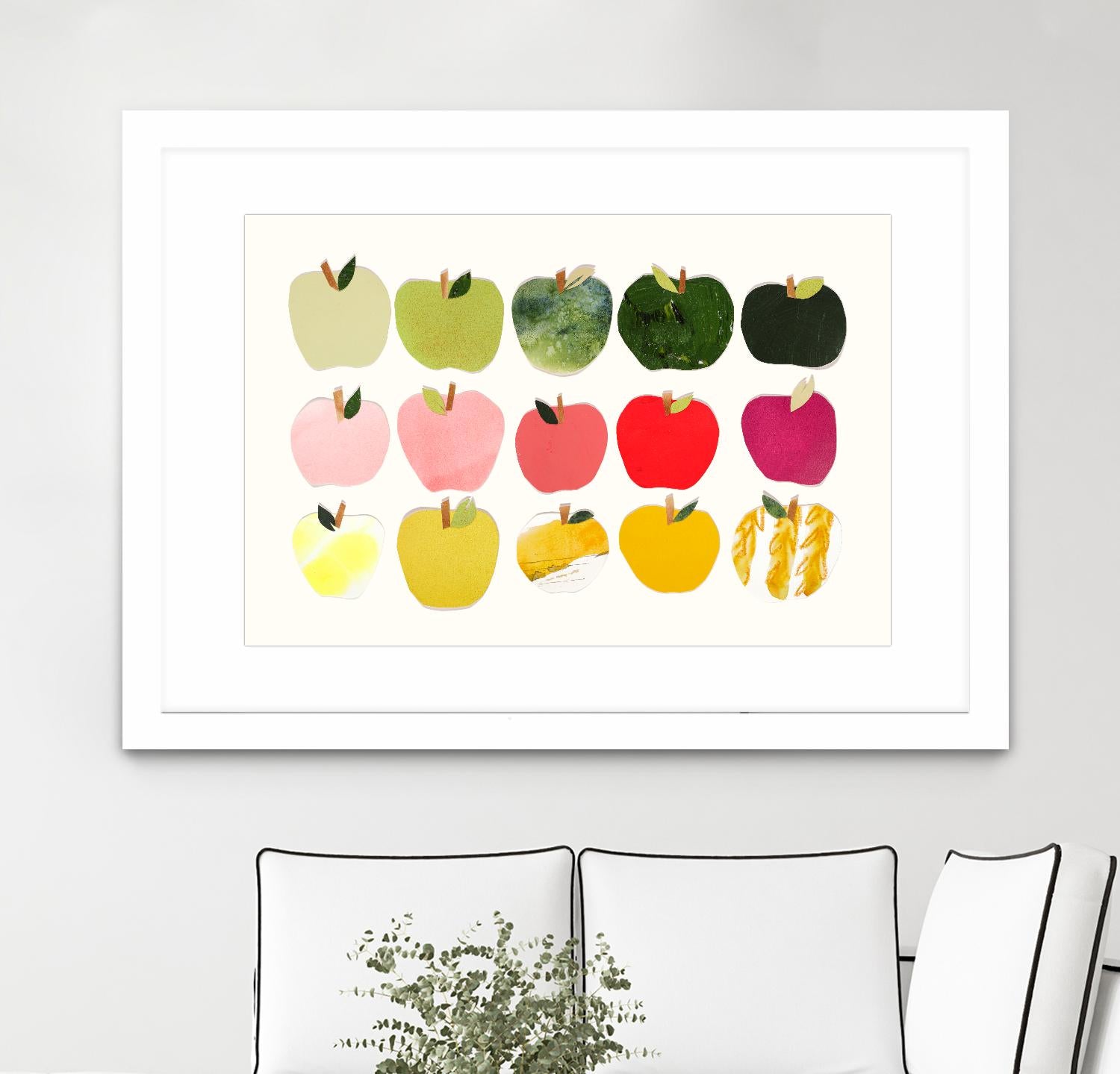 Apples to Apples by Emma Jones on GIANT ART - white still life