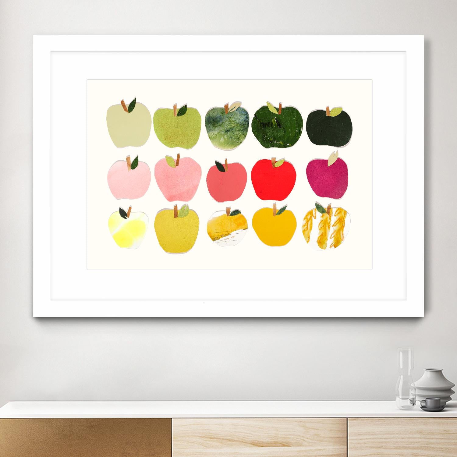 Apples to Apples by Emma Jones on GIANT ART - white still life