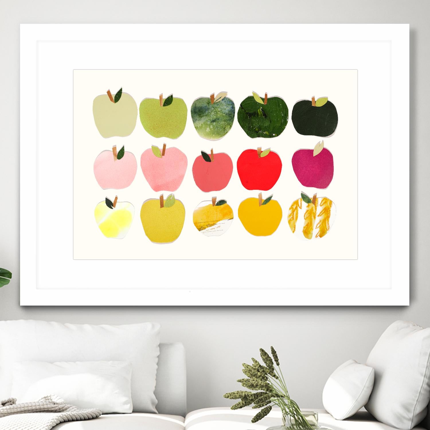 Apples to Apples by Emma Jones on GIANT ART - white still life
