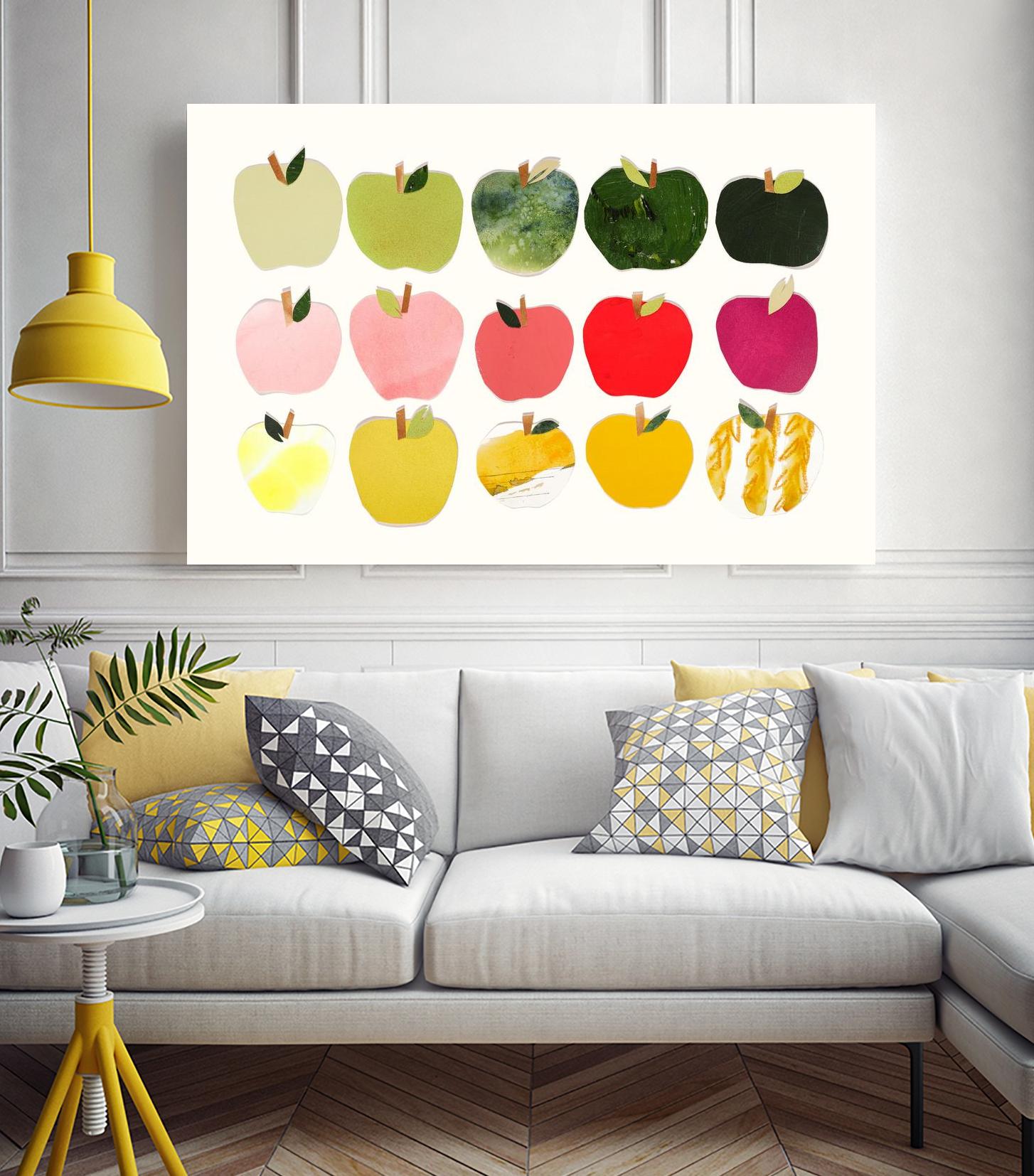 Apples to Apples by Emma Jones on GIANT ART - white still life