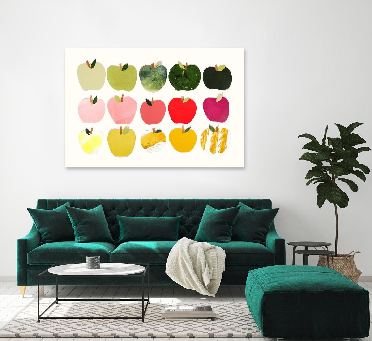 Apples to Apples by Emma Jones on GIANT ART - white still life