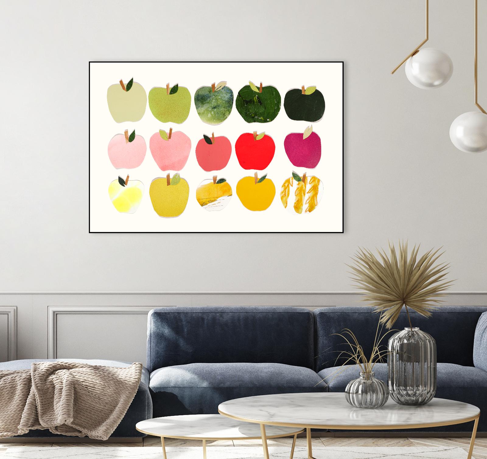 Apples to Apples by Emma Jones on GIANT ART - white still life