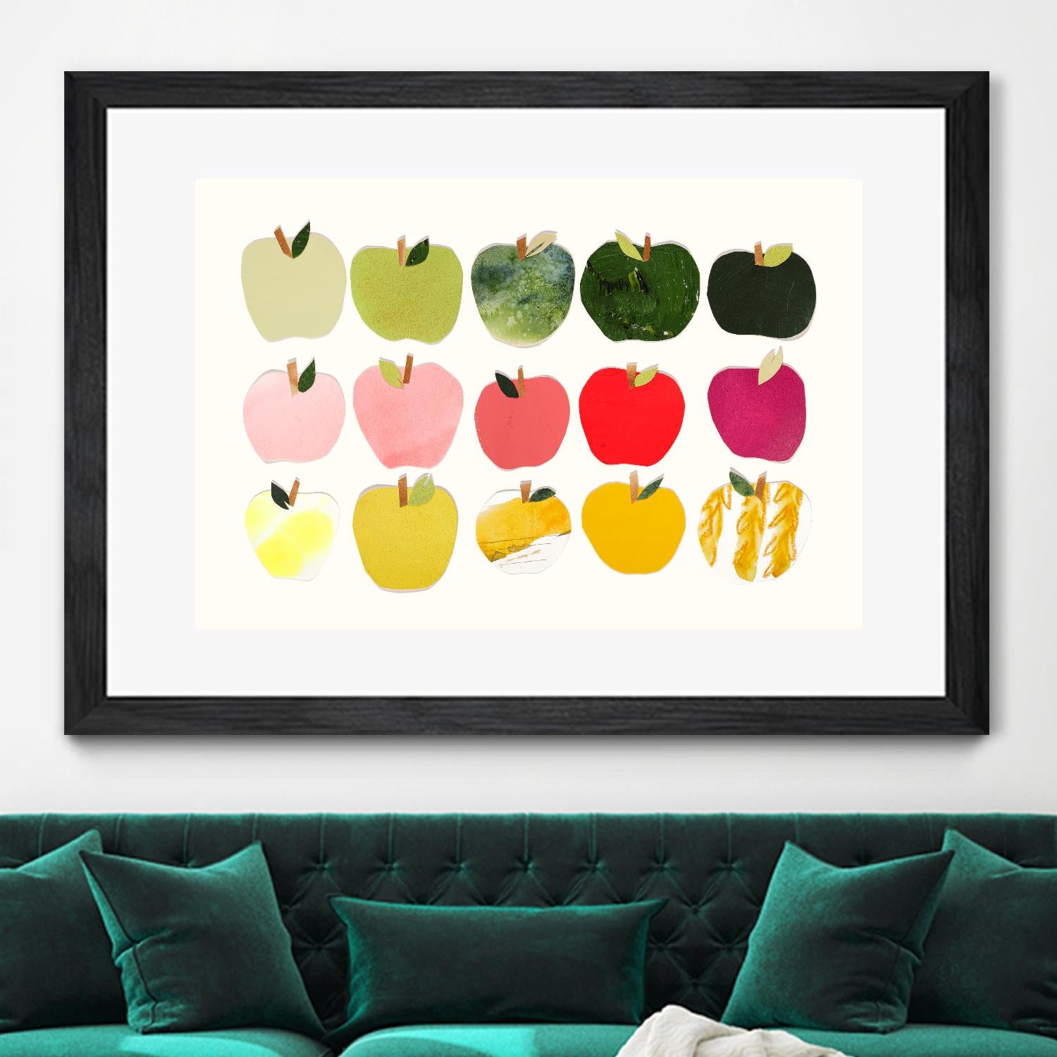 Apples to Apples by Emma Jones on GIANT ART - white still life