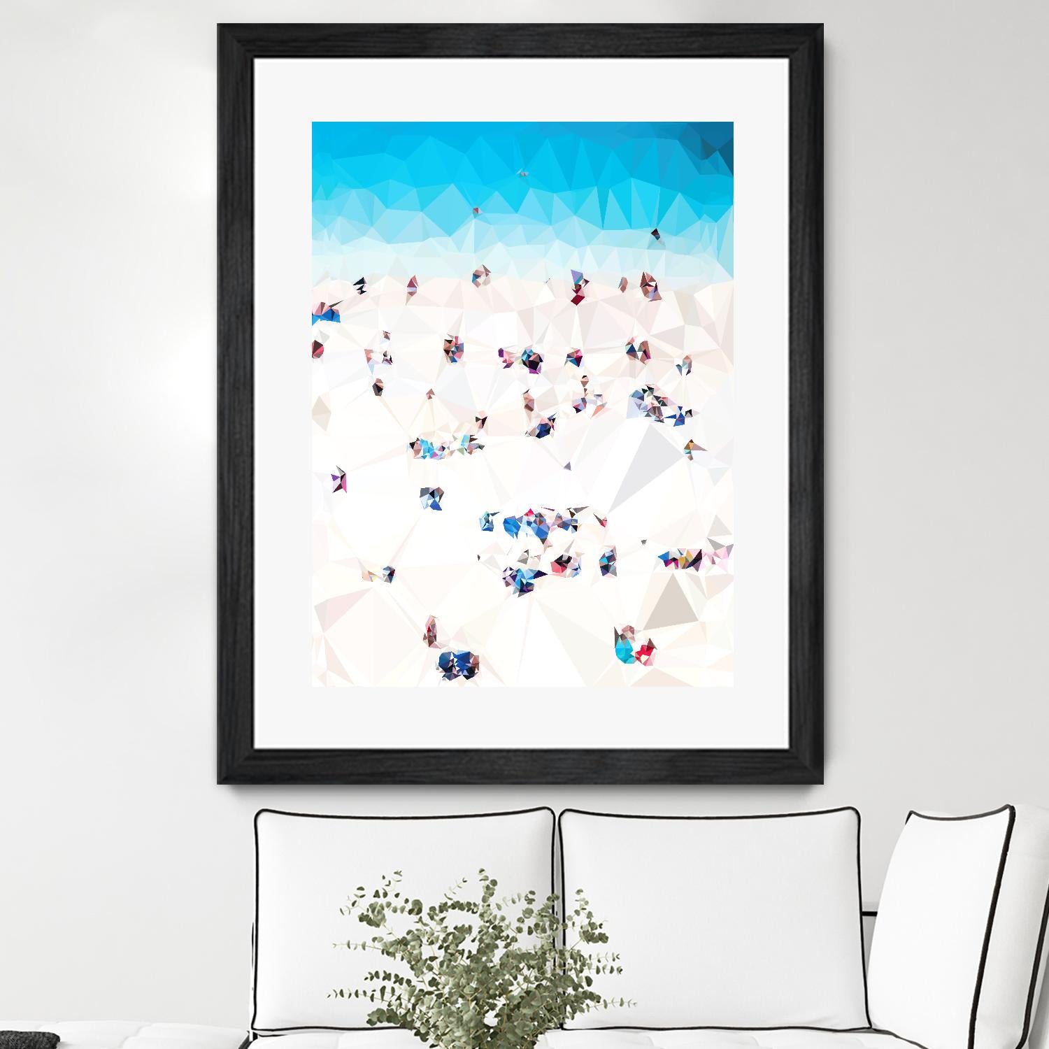 Beach Fragments A by THE Studio on GIANT ART - beige costal beach