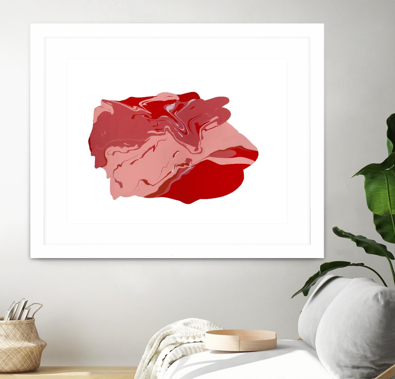 Pooling 8 by EJ Studio on GIANT ART - pink abstracts paint