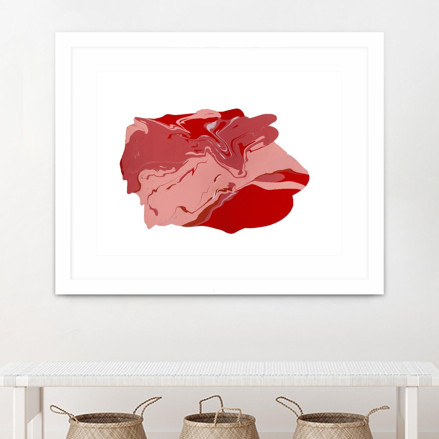 Pooling 8 by EJ Studio on GIANT ART - pink abstracts paint