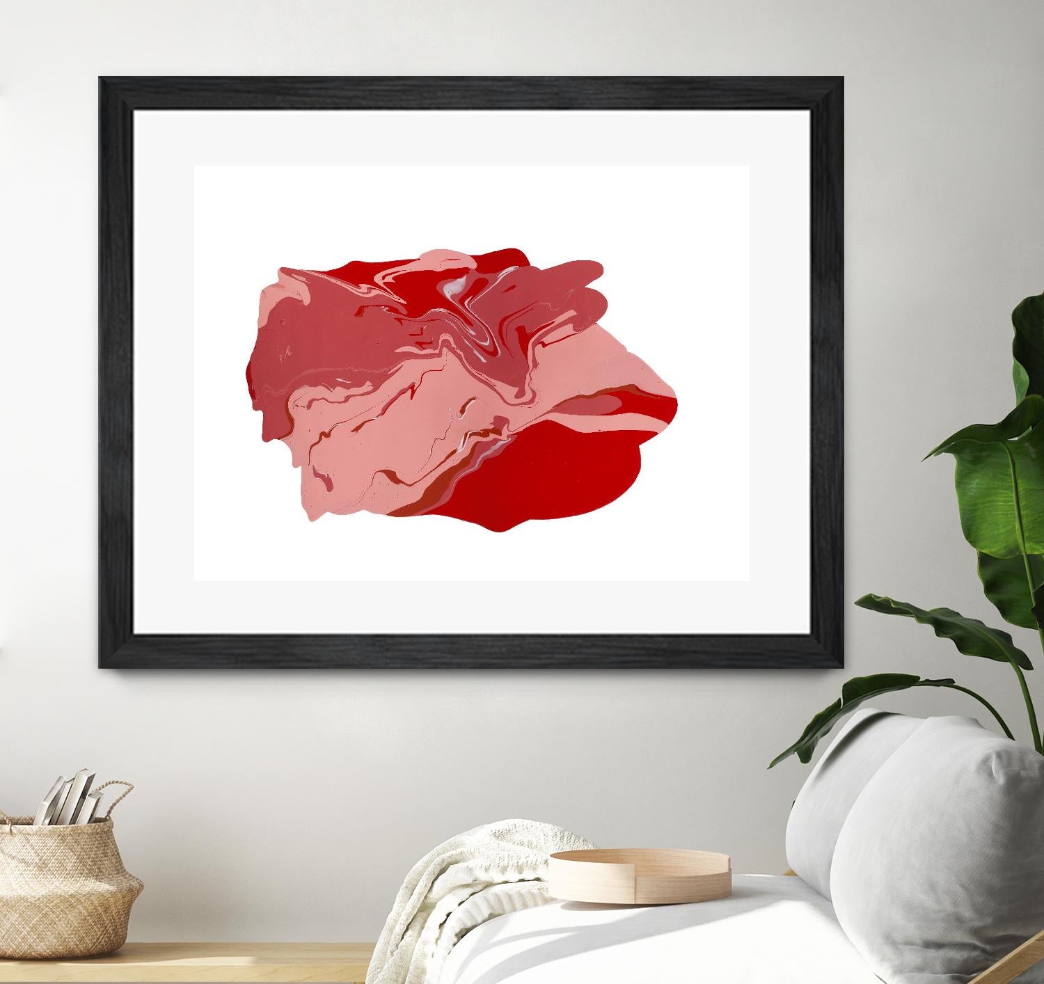 Pooling 8 by EJ Studio on GIANT ART - pink abstracts paint