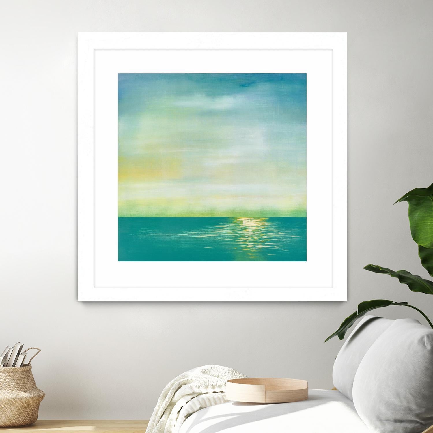 Tranquil 1 by Horton, Adam Horton on GIANT ART - blue landscapes transitional