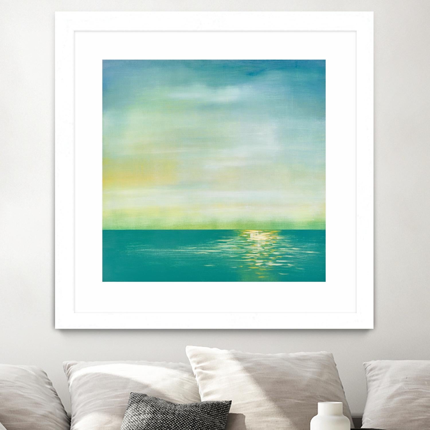 Tranquil 1 by Horton, Adam Horton on GIANT ART - blue landscapes transitional