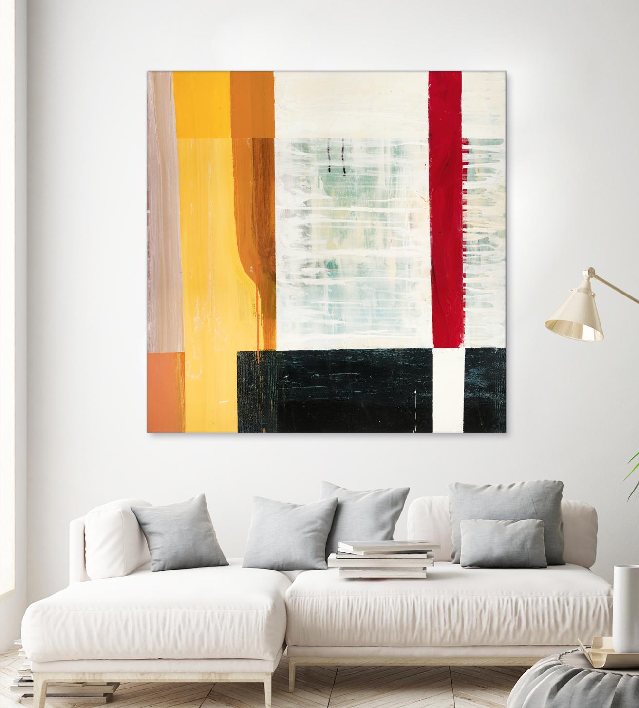 Window 2 by Akiko Hiromoto on GIANT ART - white abstract