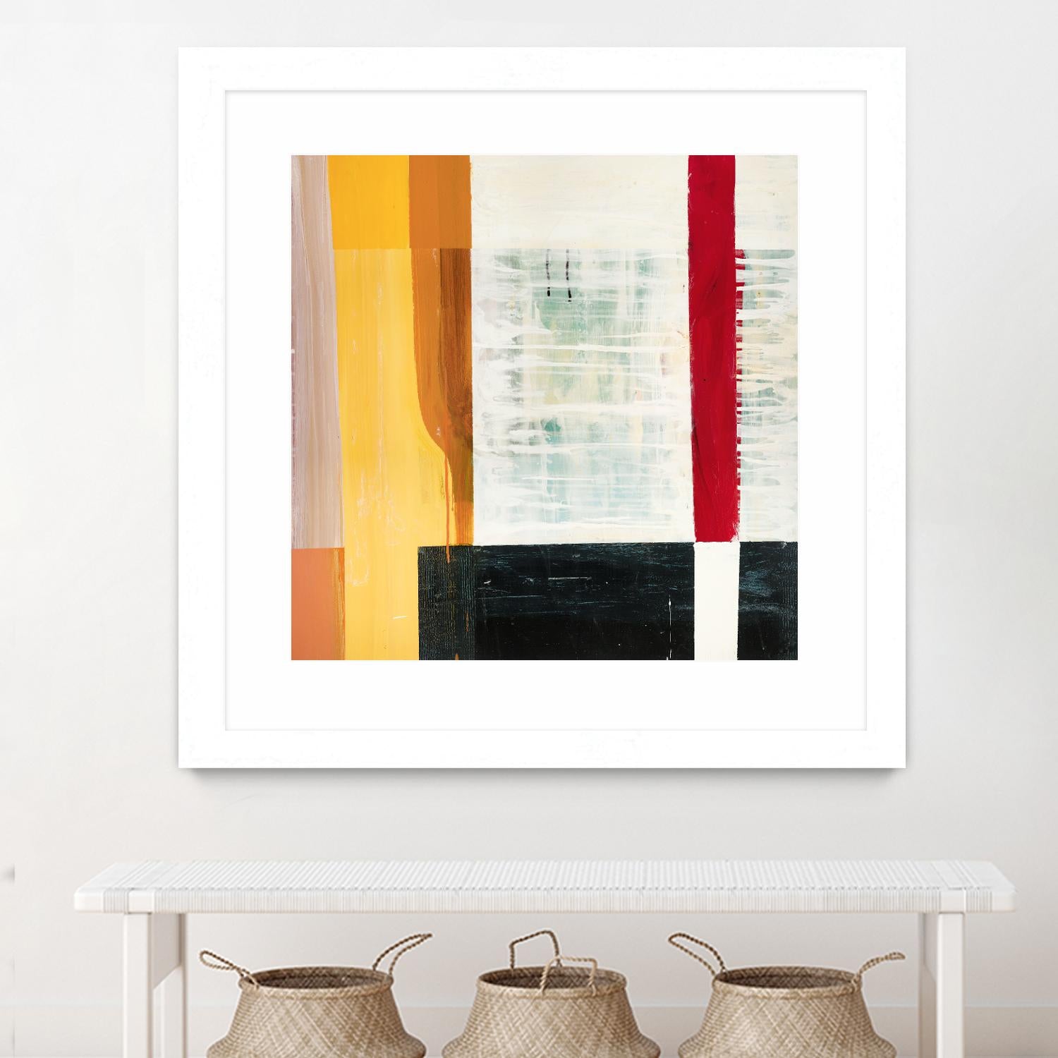 Window 2 by Akiko Hiromoto on GIANT ART - white abstract