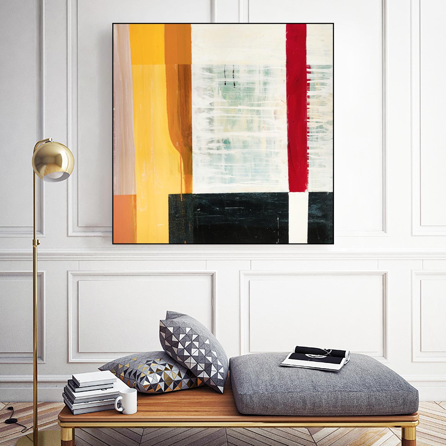 Window 2 by Akiko Hiromoto on GIANT ART - white abstract