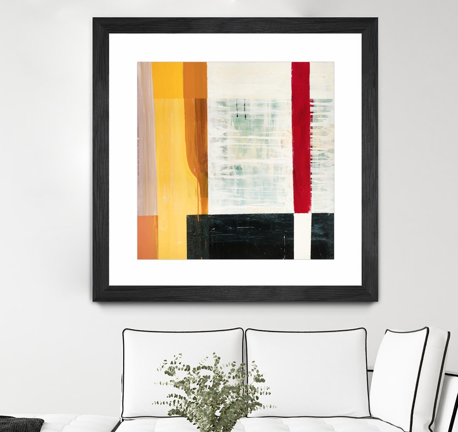 Window 2 by Akiko Hiromoto on GIANT ART - white abstract