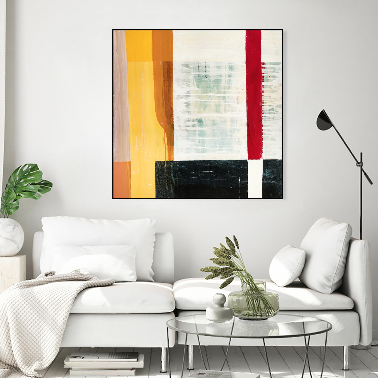 Window 2 by Akiko Hiromoto on GIANT ART - white abstract