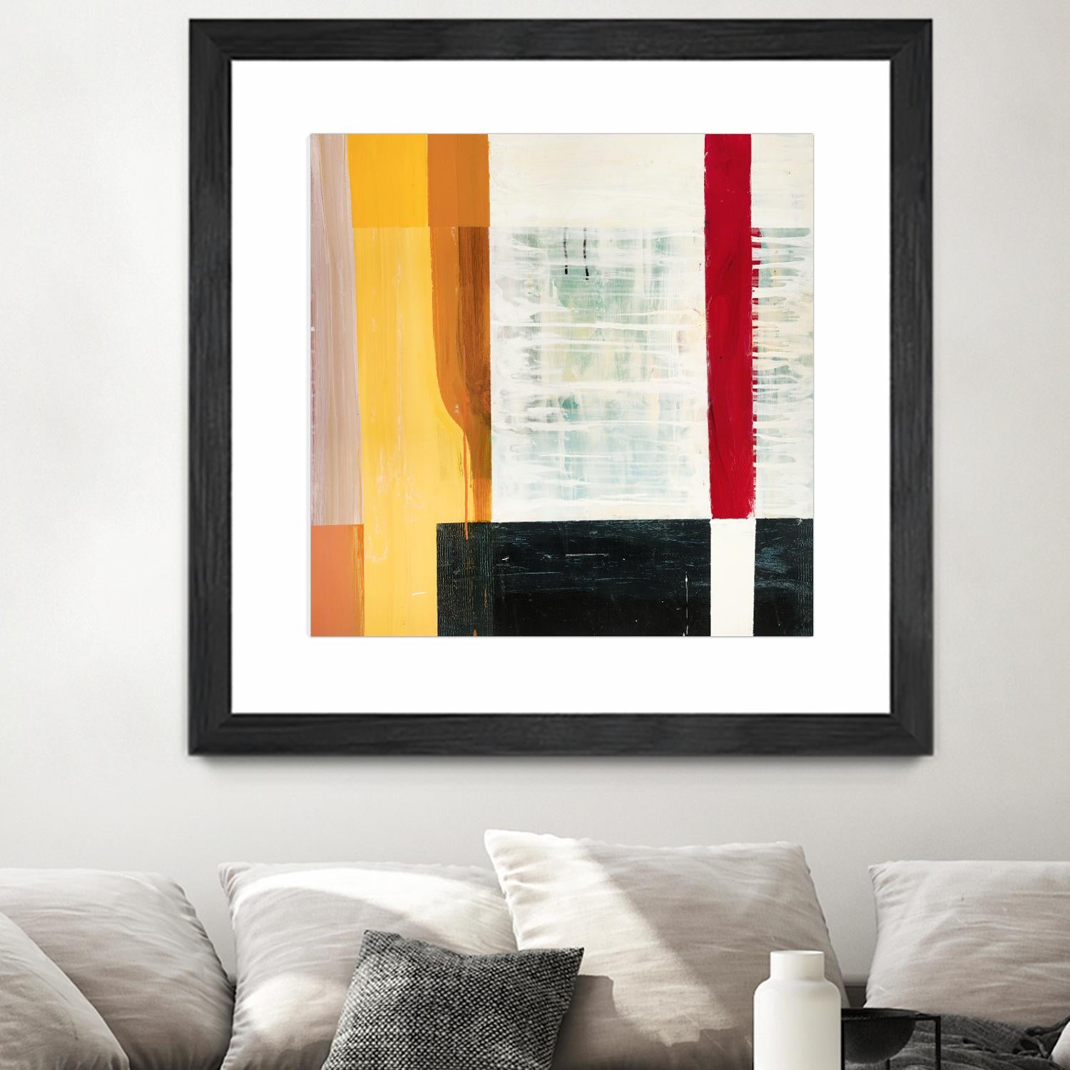 Window 2 by Akiko Hiromoto on GIANT ART - white abstract