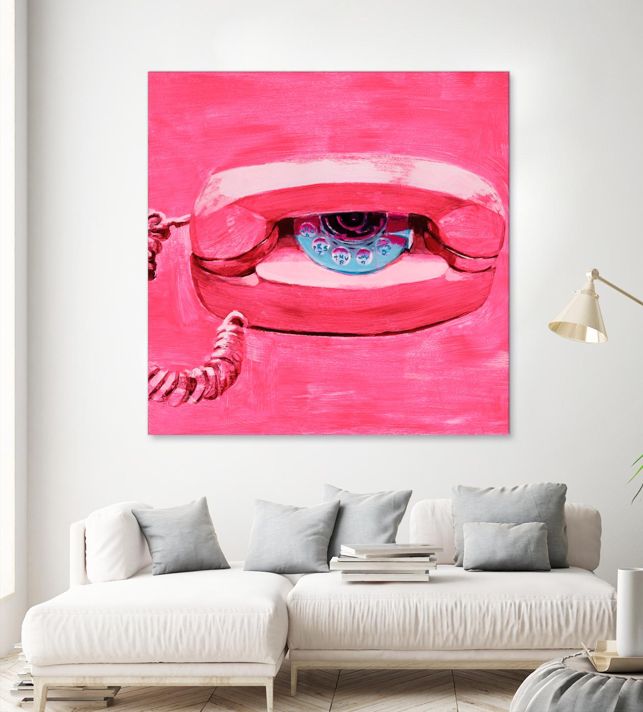 Hello 1 by PC Ngo on GIANT ART - blue contemporary