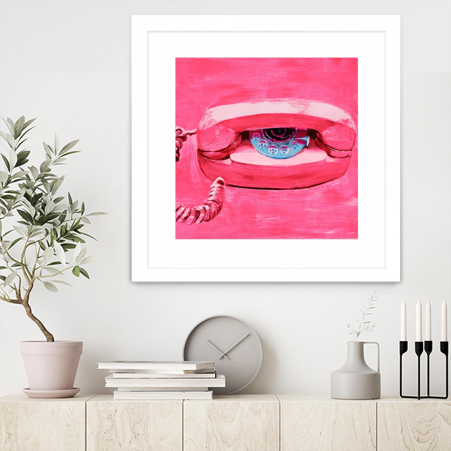 Hello 1 by PC Ngo on GIANT ART - blue contemporary