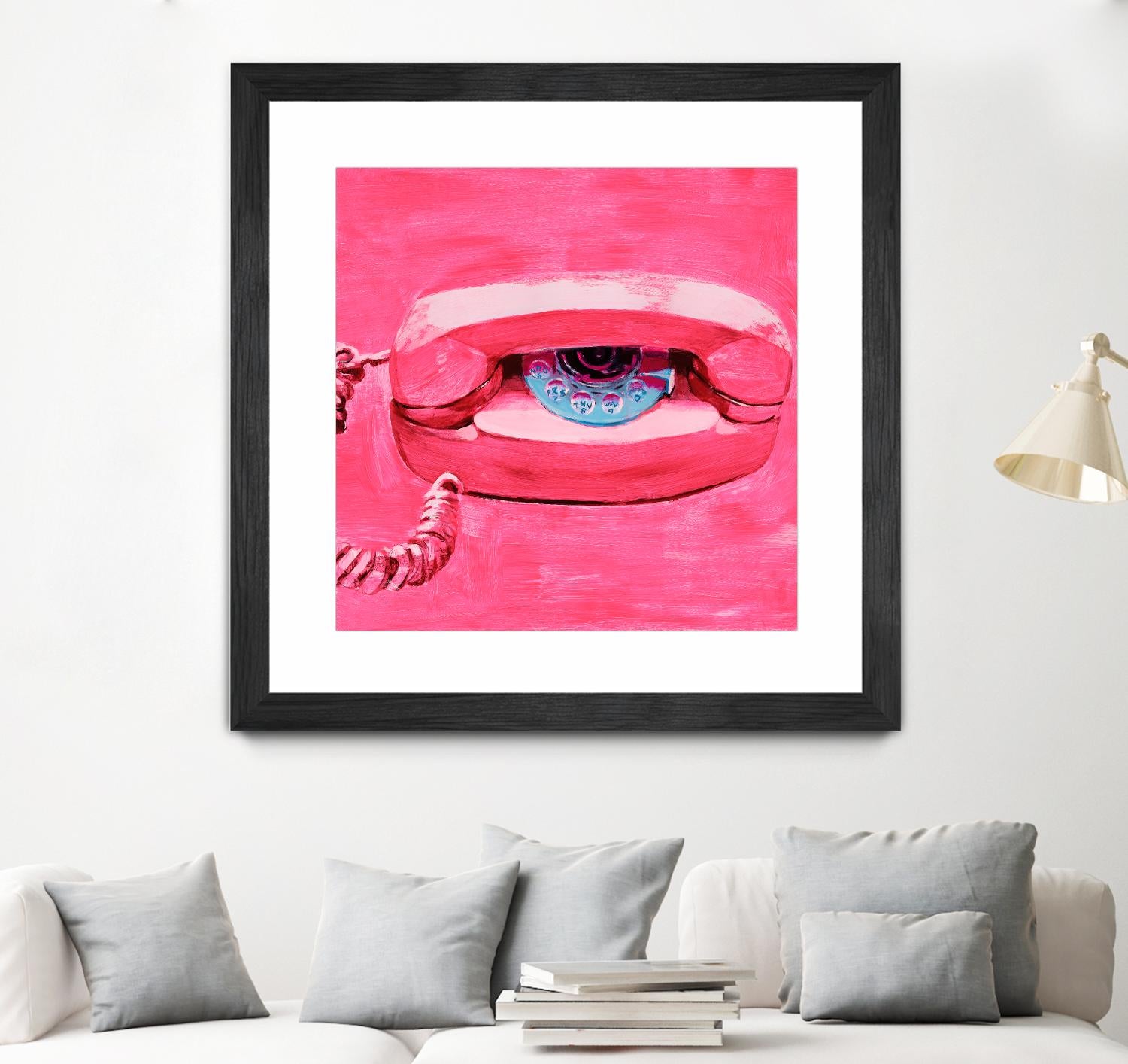 Hello 1 by PC Ngo on GIANT ART - blue contemporary