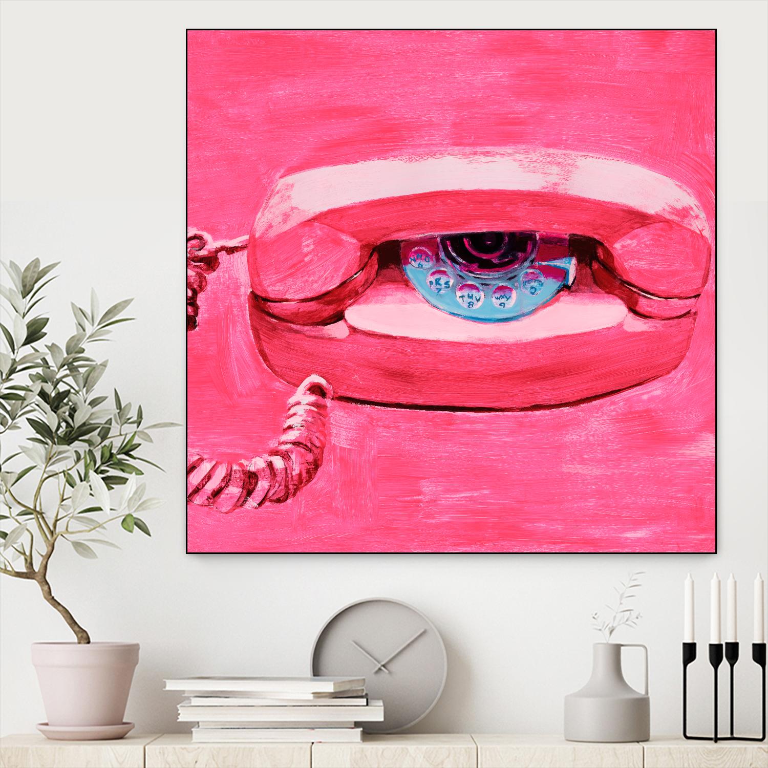 Hello 1 by PC Ngo on GIANT ART - blue contemporary