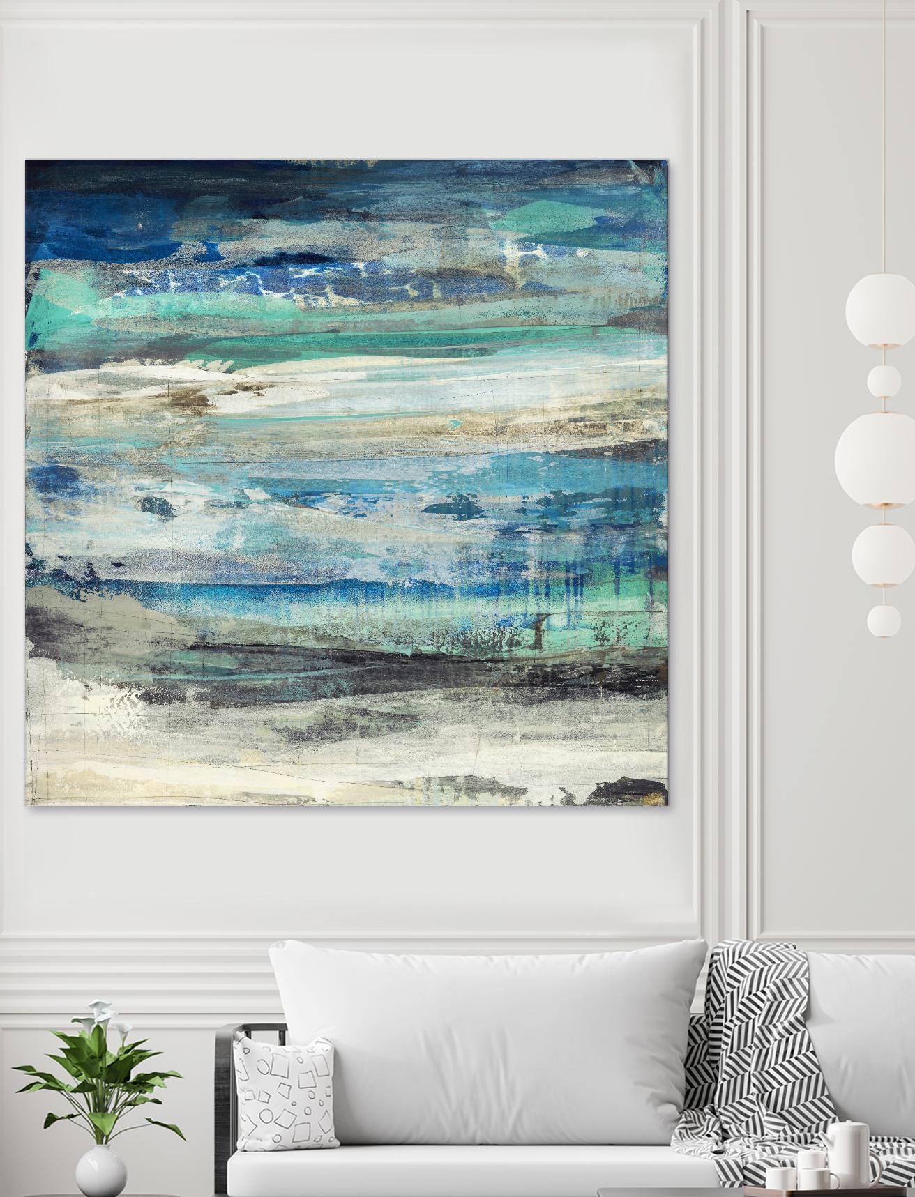 Open Sky 1 by Maeve Harris on GIANT ART - green abstract