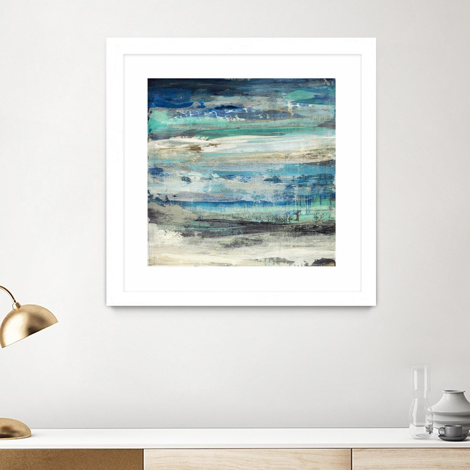 Open Sky 1 by Maeve Harris on GIANT ART - green abstract