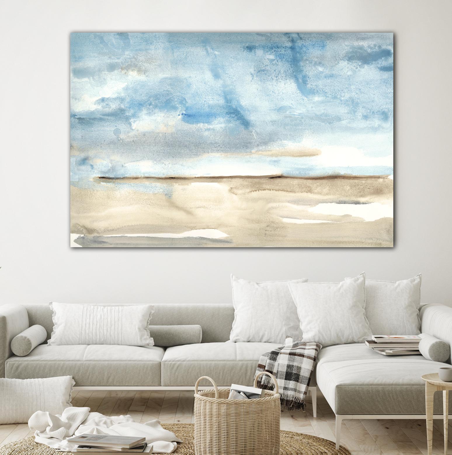 Landscape Watercolor 1 by Natasha Marie on GIANT ART - green abstract